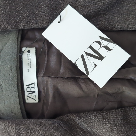 Zara linen blend coat - Picture 11 of 12